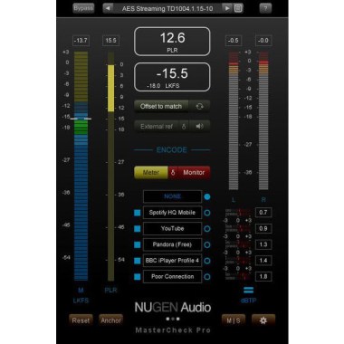 Nugen Audio MasterCheck Цифровые лицензии