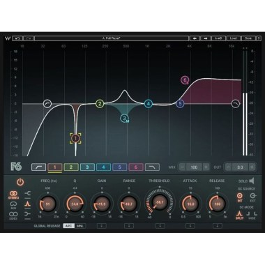 Waves F6 Floating-Band Dynamic EQ Цифровые лицензии