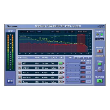 Sonnox Fraunhofer Pro-Codec Цифровые лицензии