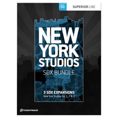 Toontrack SDX New York Studios Bundle Цифровые лицензии