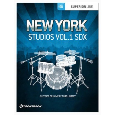 Toontrack SDX New York Studios Vol. 1 Цифровые лицензии