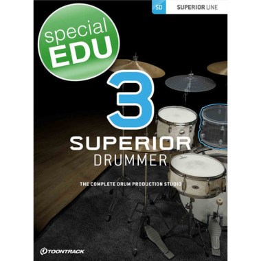 Toontrack Superior Drummer 3 EDU Цифровые лицензии