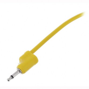 Tiptop Audio Stackcable Yellow 50 cm Патч кабели для аналоговых синтезаторов и звуковых модулей