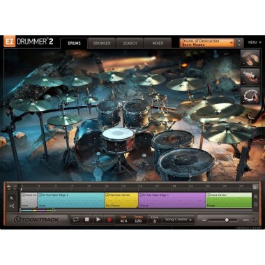 Toontrack EZX Drums of Destruction Цифровые лицензии