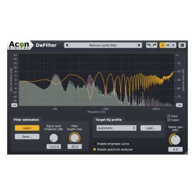 Acon Digital DeFilter Цифровые лицензии