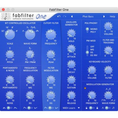 FabFilter One Цифровые лицензии