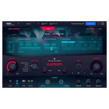 ujam Virtual Guitarist Carbon Цифровые лицензии