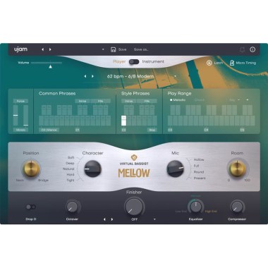 ujam Virtual Bassist Mellow 2 Цифровые лицензии