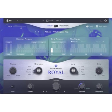 ujam Virtual Bassist Royal 2 Цифровые лицензии