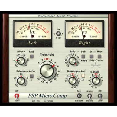 PSP Audioware PSP MasterComp Цифровые лицензии