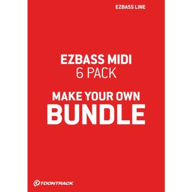 Toontrack EZbass MIDI 6 Pack Bundle Цифровые лицензии