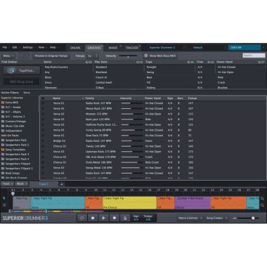 Toontrack Superior Drummer 3 Midi Edit. Цифровые лицензии