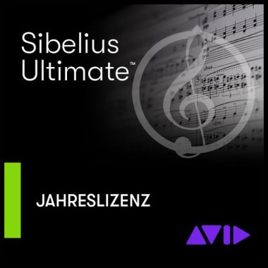 Avid Sibelius Ultimate Annual Subs. Цифровые лицензии