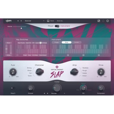 ujam Virtual Bassist Slap Цифровые лицензии