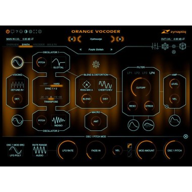 Zynaptiq Orange Vocoder IV Цифровые лицензии