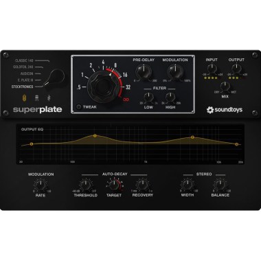 Soundtoys SuperPlate Цифровые лицензии