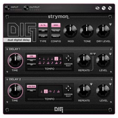 Strymon DIG Plugin Цифровые лицензии