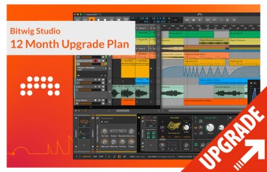 Bitwig Studio 12 Month Upgrade Plan Аудио редакторы