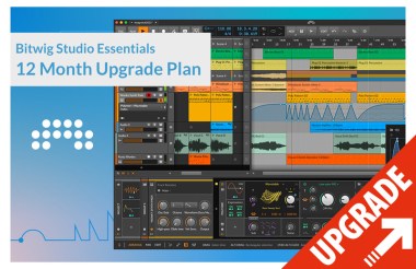 Bitwig Studio Essentials 12 Month Upgrade Plan Аудио редакторы