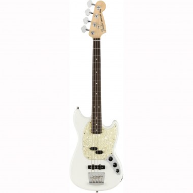 Fender American Performer Mustang Bass®, Rosewood Fingerboard, Arctic White Бас-гитары