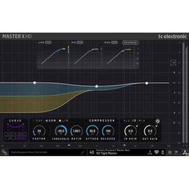 tc electronic Master X HD Multiband Dynamics Цифровые лицензии