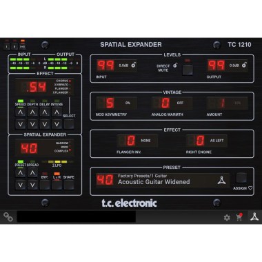 tc electronic TC 1210 Unique Spatial Expande Цифровые лицензии