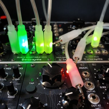Patch Cable LED (45см) 1шт. Патч кабели для аналоговых синтезаторов и звуковых модулей