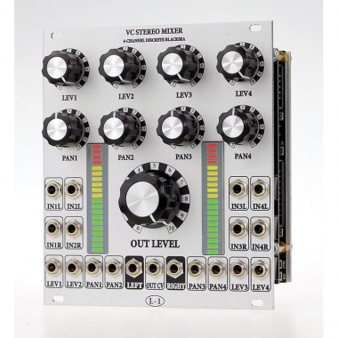 L-1 Discrete 4-channel Stereo Mixer Eurorack модули