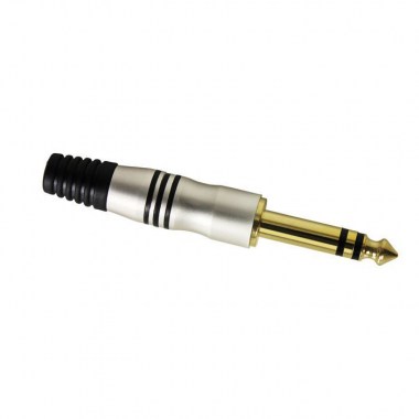 Adam Hall Connectors 7511 - 6.3 mm Jack Plug stereo gold Студийные аксессуары