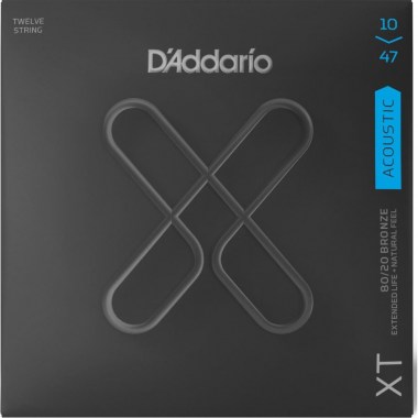DAddario XTABR1047-12 SET ACOUS XT 80/20 12-STRING Струны для акустических гитар