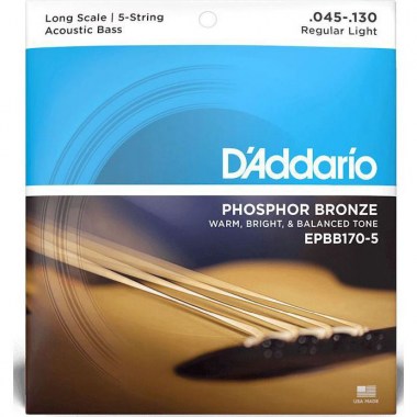 DAddario EPBB170 SET ACOUSTIC Bass PB 45-100 Струны для бас-гитар
