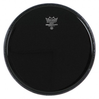 Remo BA-0812-ES- AMBASSADOR®, Black SUEDE™, 12 Diameter Пластики для малого барабана и томов