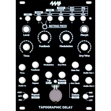 4MS TAPO Black Faceplate Аксессуары для модульных синтезаторов