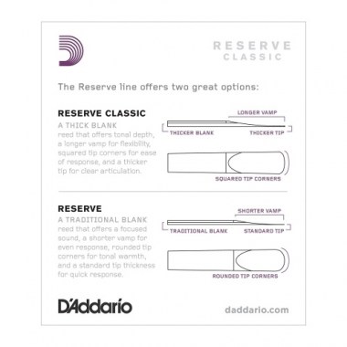 Daddario Woodwinds Dct1030 Reserve Classic Bb Cl-10pk - 3.0 Аксессуары для кларнетов