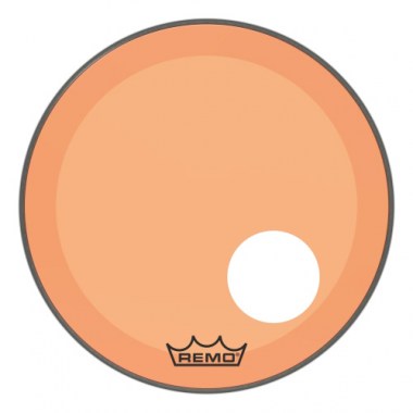 Remo P3-1320-ct-ogoh Powerstroke® P3 Colortone™ Orange Bass Drumhead, 20, 5 Offset Hole Пластики для бас-бочки