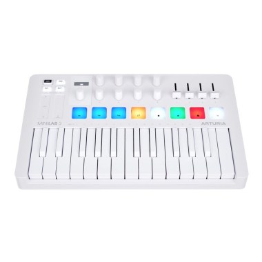Arturia MiniLab 3 Alpine White MIDI Контроллеры