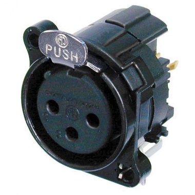 Neutrik NC3FBV2-B-D Разъемы