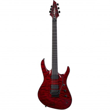 Jackson USA Signature Chris Broderick Soloist™ 6, Ebony Fingerboard, Transparent Red Электрогитары