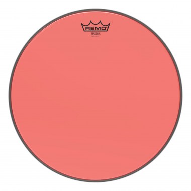 Remo BE-0315-CT-RD Emperor® Colortone™ Red Drumhead, 15. Пластики для малого барабана и томов