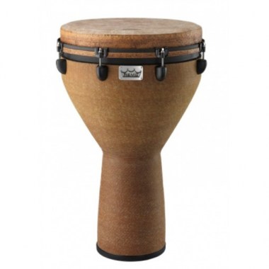 Remo DJ-0016-05- Djembe, MONDO™, Key-Tuned, 16 X 27, SKYNDEEP® FIBERSKYN®, Contour Tuning Brackets, Earth Finish Джембе