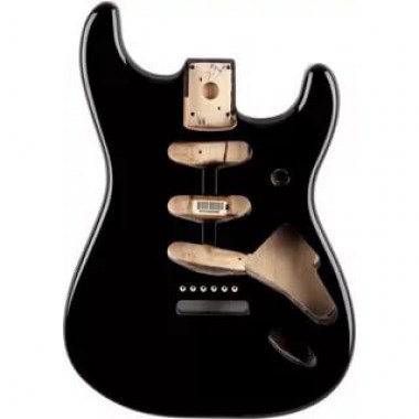 Fender Classic Series 60s Stratocaster SSS Alder Body Vintage Bridge Mount, Black Комплектующие для гитар