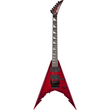 Jackson King V COREY Beaulieu USA Signature KV6 Transparent RED Электрогитары