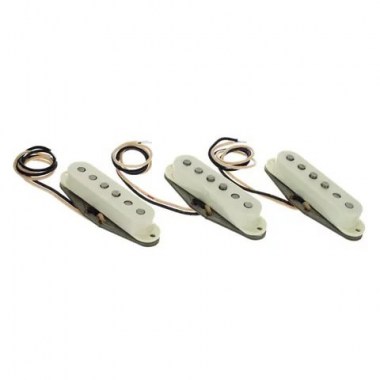 Fender Pure Vintage 65 Strat Pickup Set, Vintage White (3) Звукосниматели