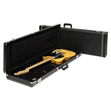 Fender G&G Standard Mustang/Jag-Stang/Cyclone Hardshell Case, Black with Black Acrylic Interior Чехлы и кейсы для электрогитар