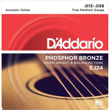 D'ADDARIO SET ACOUS GTR PHOS BRZ TRUEMED D'ADDARIO Струны для акустических гитар