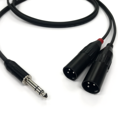 Кабель Jack 6.3 mm TRS - 2 XLR male Pro Performance Amphenol длина в ассортименте Y кабели с разъемом Jack 6.3 mm TRS (стерео)