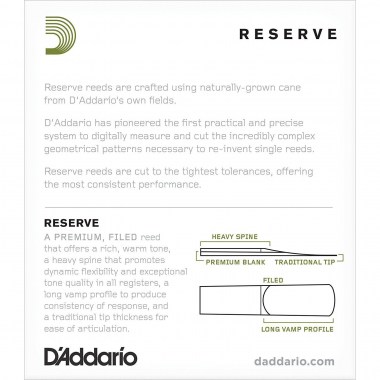 DAddario DIR1020 RESERVE SSX - 10 PACK - 2.0 , 2, 10 Аксессуары для саксофонов
