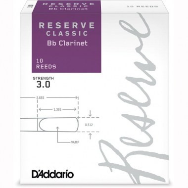 Daddario Woodwinds Dct1030 Reserve Classic Bb Cl-10pk - 3.0 Аксессуары для кларнетов