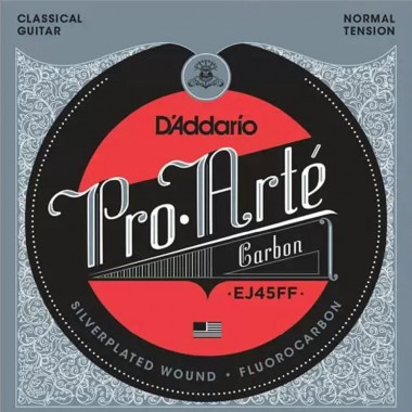 DAddario EJ45FF PRO-ARTE CARBON, DYNACORE BASSES, NORMAL TENSION Струны для классических гитар