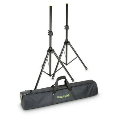 Gravity SS 5211 B SET 1 - Speaker Stand Set: 2 x GSP5212B + GBGSS2B Стойки, коммутация АС